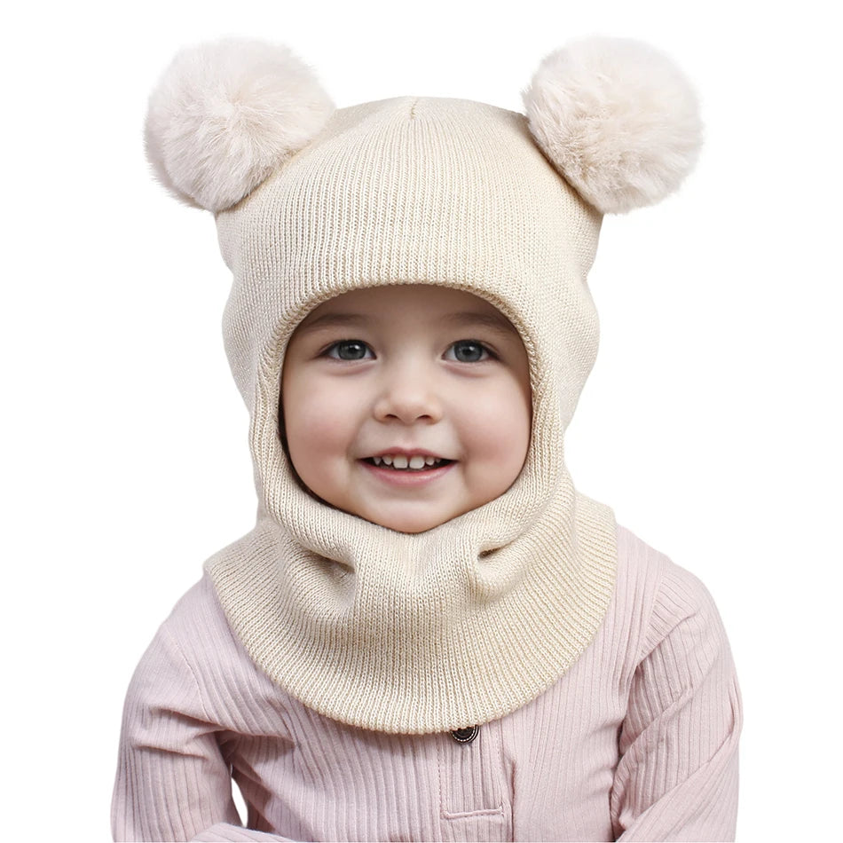 Children's Knit Balaclava Hat